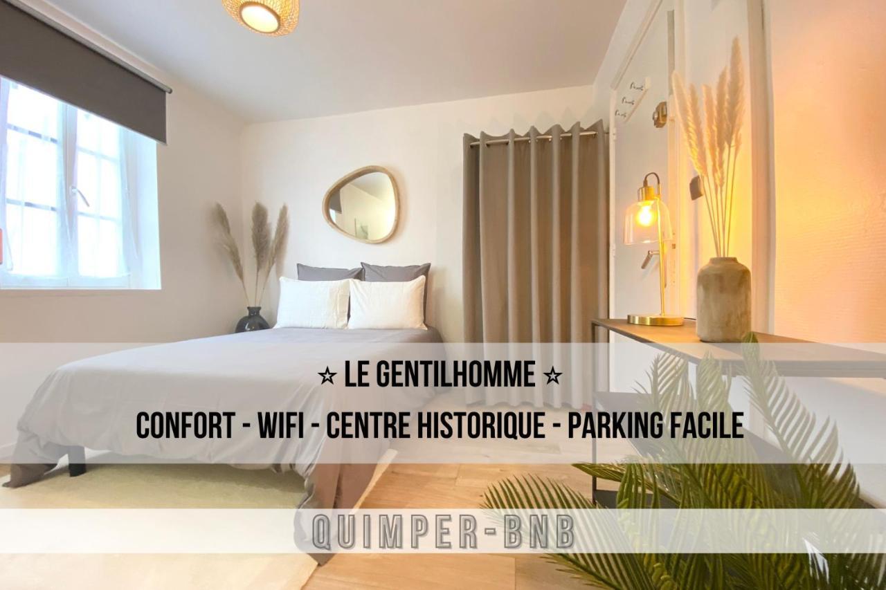Le Gentilhomme - Studio - Entree Autonome - Plein Centre Historique Quimper Zewnętrze zdjęcie